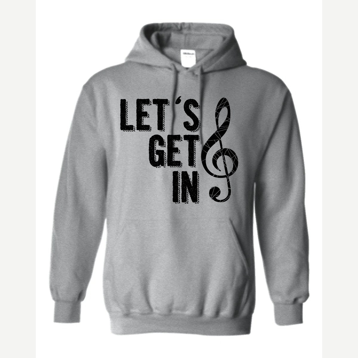 Get in Treble — Hoodie / Sport Grey