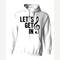 Get in Treble — Hoodie / White