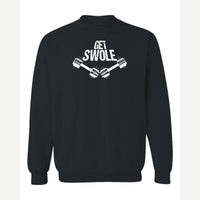 Get Swole — Crewneck Sweatshirt / Black