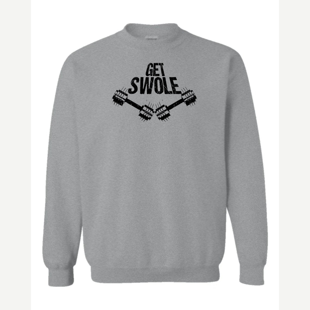 Get Swole — Crewneck Sweatshirt / Sport Grey