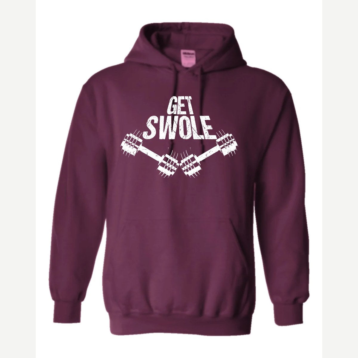 Get Swole — Hoodie / Maroon