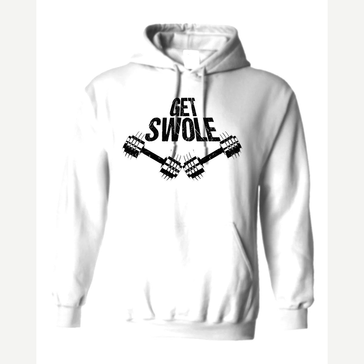 Get Swole — Hoodie / White
