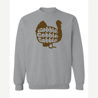 Gobble Gobble Gobble — Crewneck Sweatshirt / Sport Grey