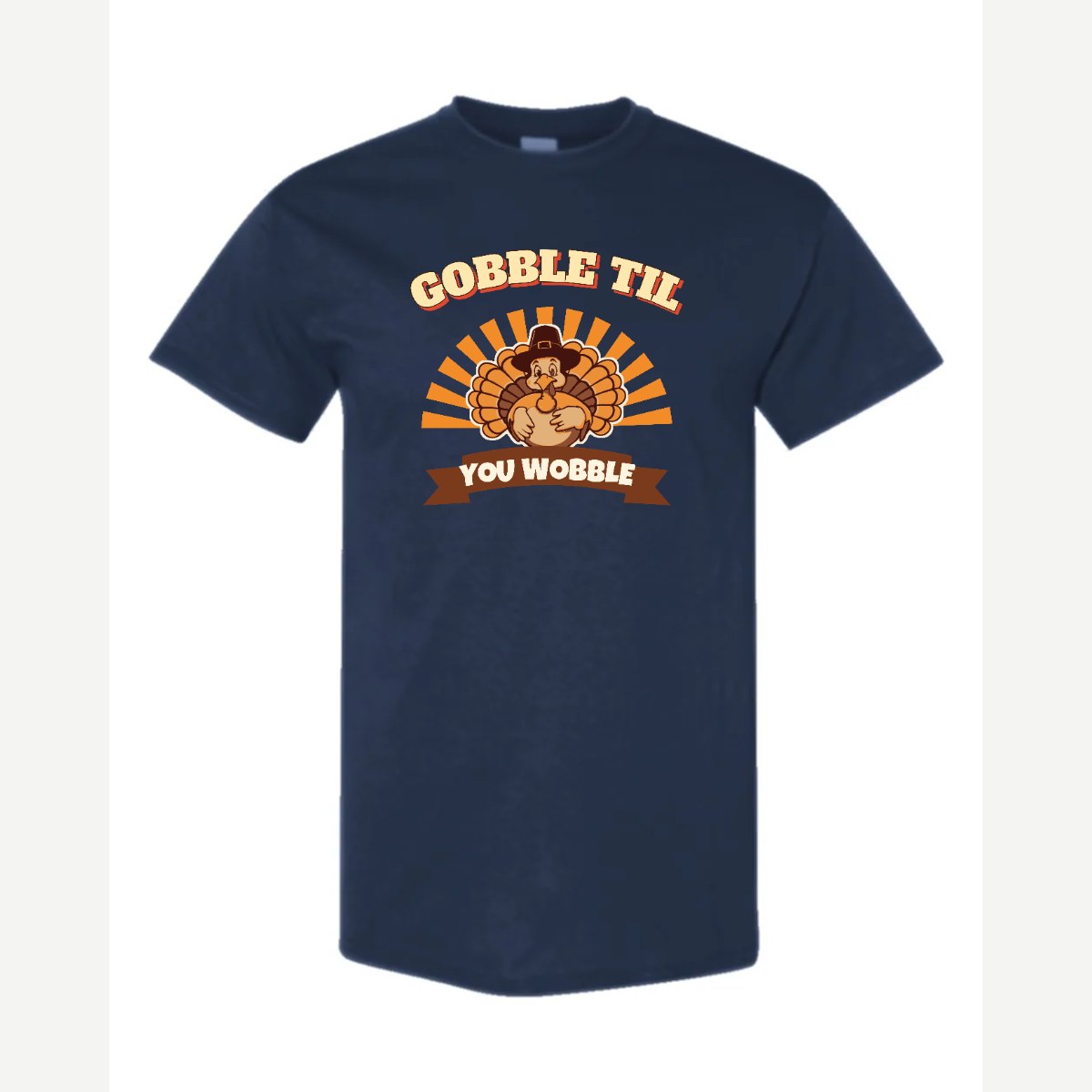 Gobble Til You Wobble — Classic Tee / Navy