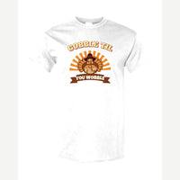 Gobble Til You Wobble — Classic Tee / White