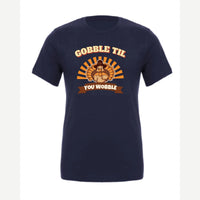 Gobble Til You Wobble — Premium Tee / Navy