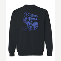 Going Viral — Crewneck Sweatshirt / Black