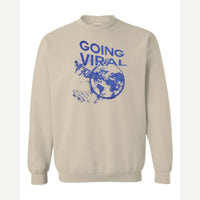 Going Viral — Crewneck Sweatshirt / Sand