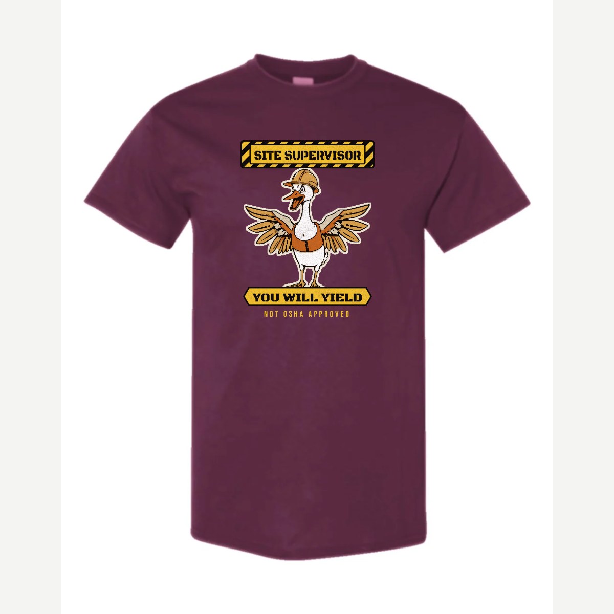 Goose Site Supervisor — Classic Tee / Maroon