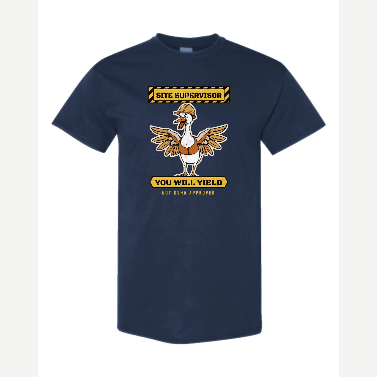Goose Site Supervisor — Classic Tee / Navy