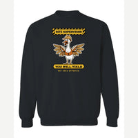 Goose Site Supervisor — Crewneck Sweatshirt / Black