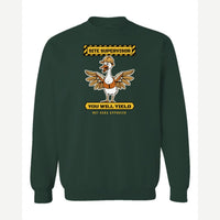 Goose Site Supervisor — Crewneck Sweatshirt / Forest Green