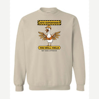 Goose Site Supervisor — Crewneck Sweatshirt / Sand