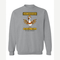 Goose Site Supervisor — Crewneck Sweatshirt / Sport Grey