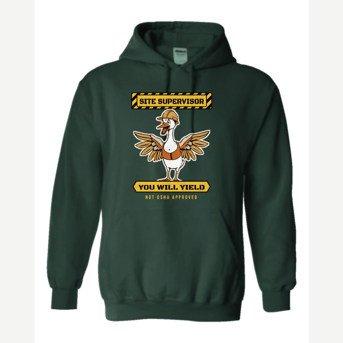 Goose Site Supervisor — Hoodie / Forest Green