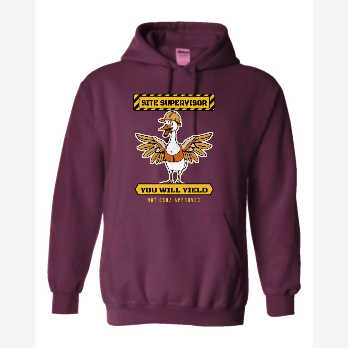 Goose Site Supervisor — Hoodie / Maroon