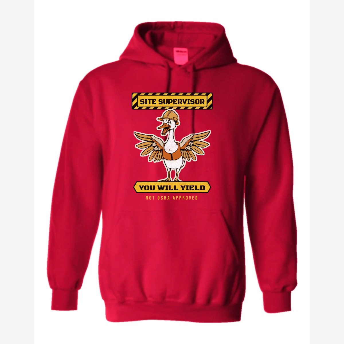 Goose Site Supervisor — Hoodie / Red