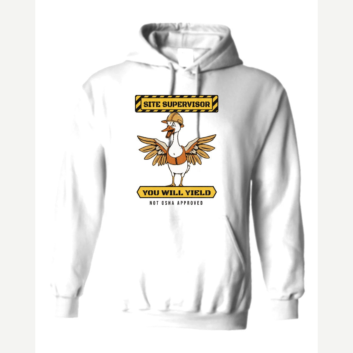 Goose Site Supervisor — Hoodie / White