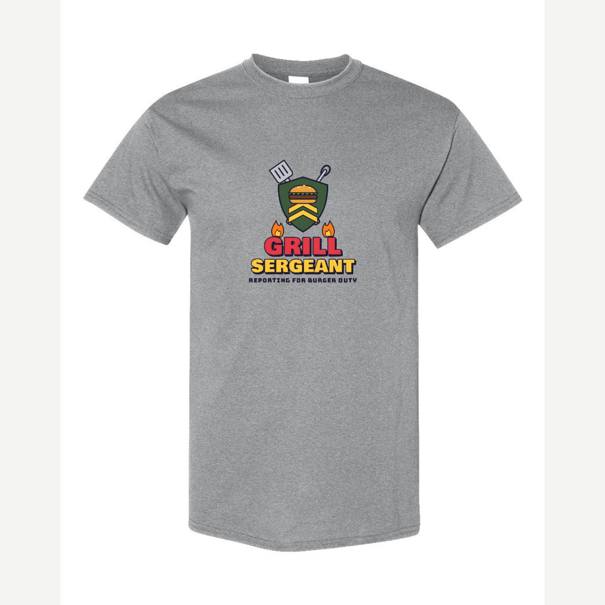 Grill Sergeant — Classic Tee / Sport Grey