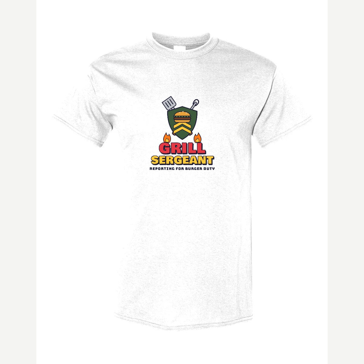 Grill Sergeant — Classic Tee / White