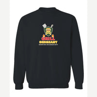 Grill Sergeant — Crewneck Sweatshirt / Black