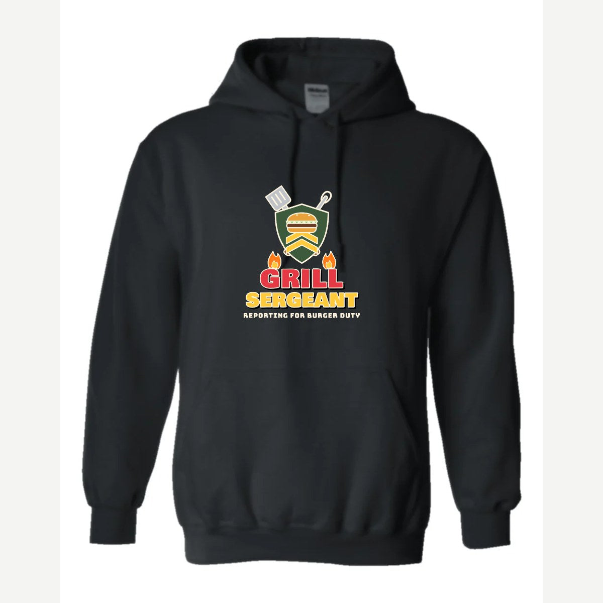 Grill Sergeant — Hoodie / Black