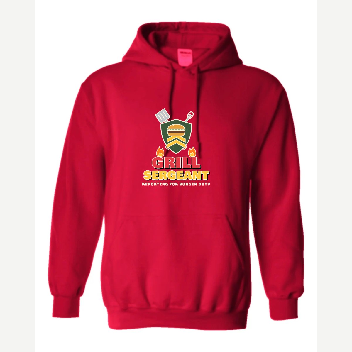Grill Sergeant — Hoodie / Red