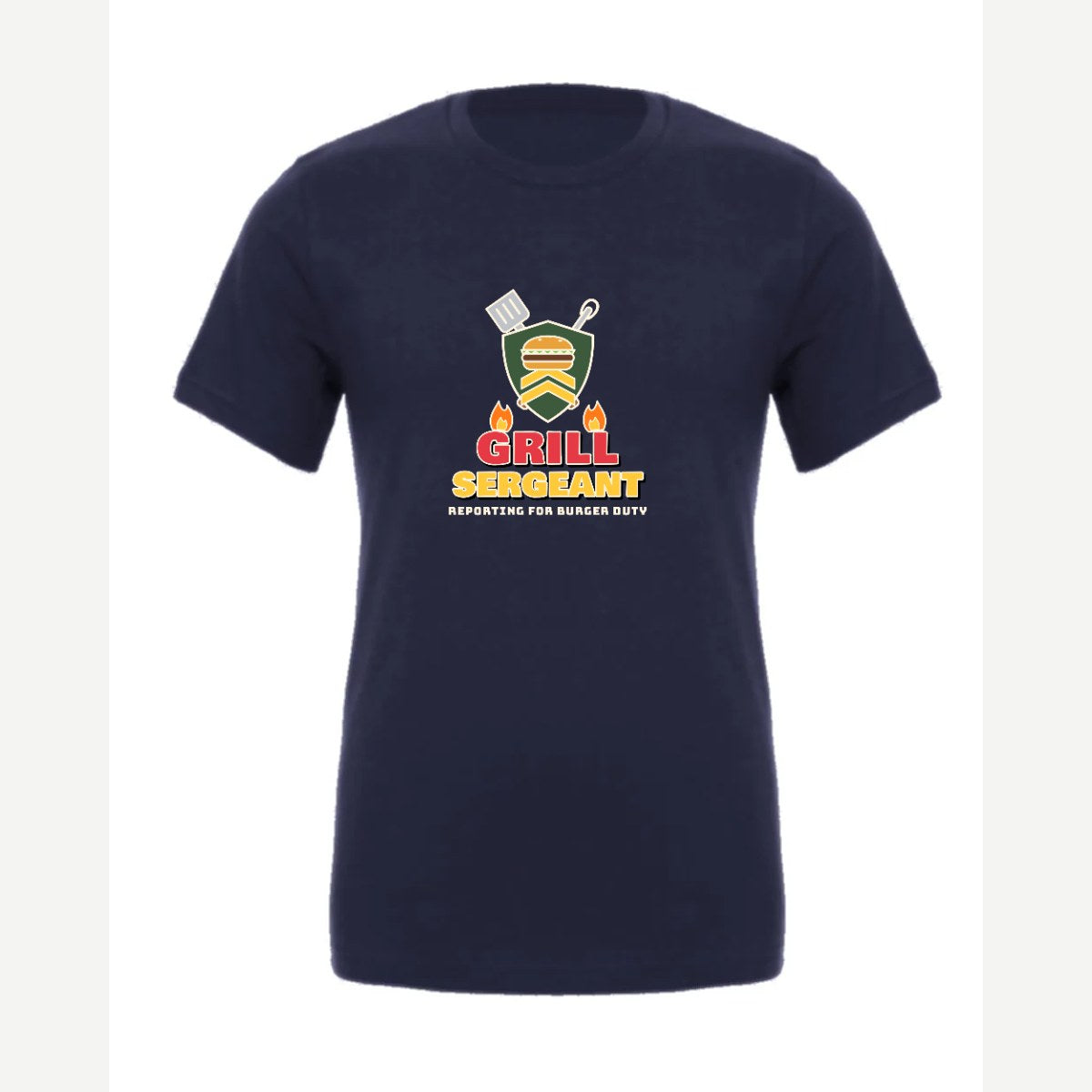 Grill Sergeant — Premium Tee / Navy