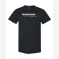 Hahahahahaha (Funny Chart) — Classic Tee / Black