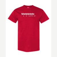 Hahahahahaha (Funny Chart) — Classic Tee / Red