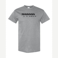 Hahahahahaha (Funny Chart) — Classic Tee / Sport Grey