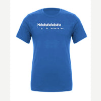 Hahahahahaha (Funny Chart) — Premium Tee / True Royal