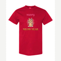 Happy Meow Year — Classic Tee / Red