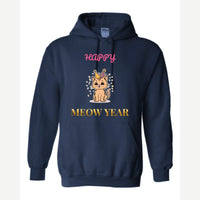 Happy Meow Year — Hoodie / Navy