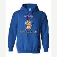 Happy Meow Year — Hoodie / Royal