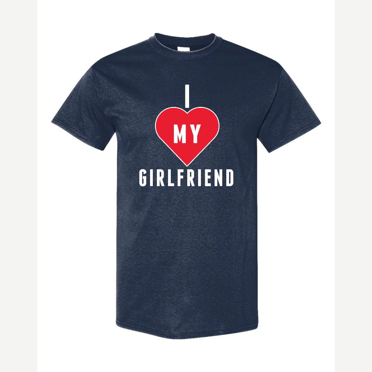 Heart Girlfriend — Classic Tee / Navy
