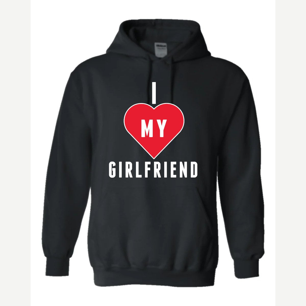Heart Girlfriend — Hoodie / Black