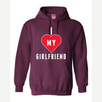 Heart Girlfriend — Hoodie / Maroon