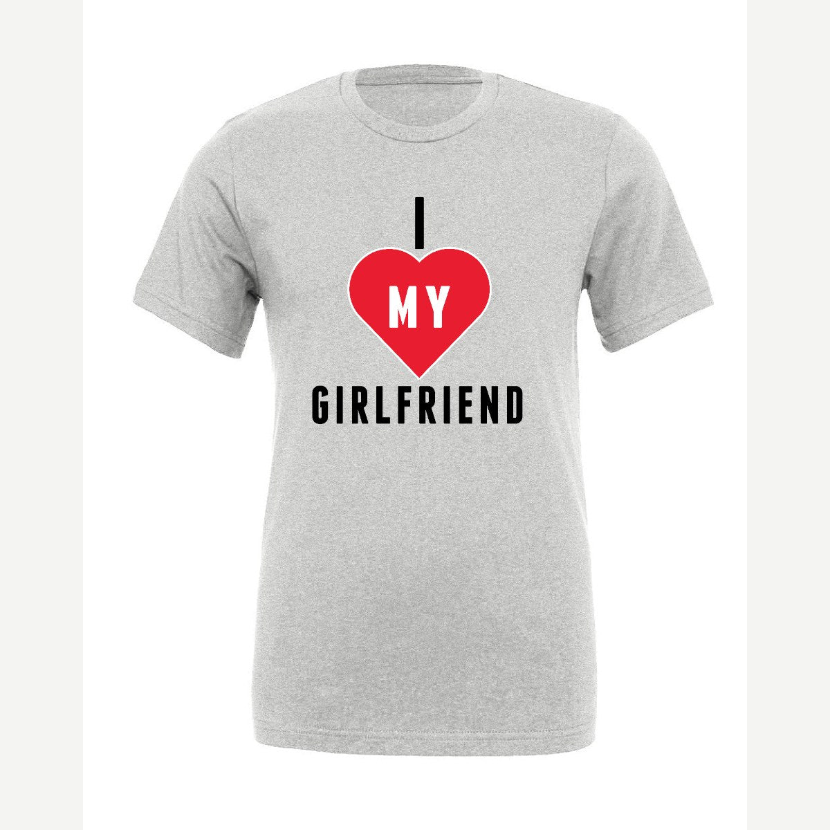 Heart Girlfriend — Premium Tee / Athletic Heather