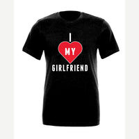 Heart Girlfriend — Premium Tee / Black
