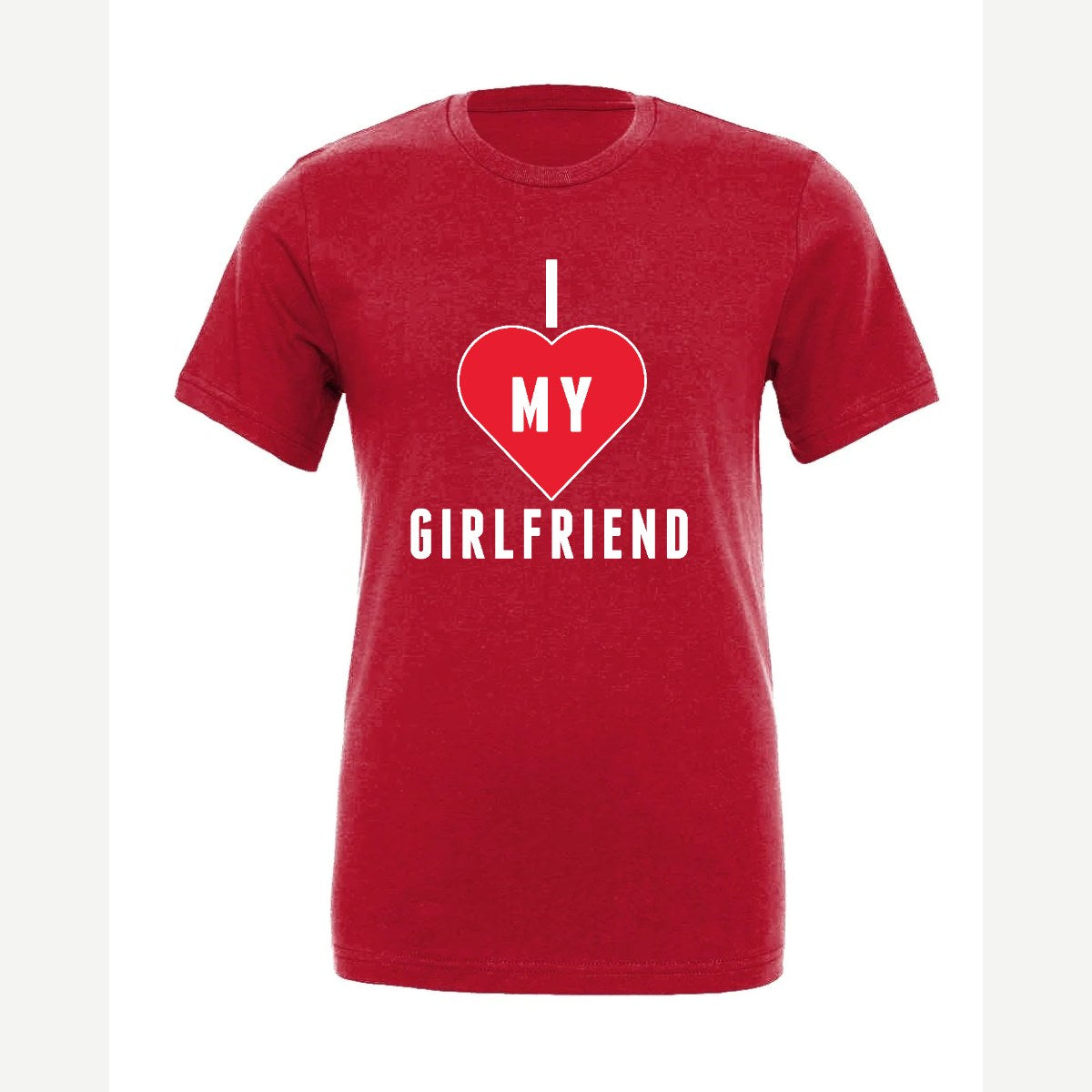 Heart Girlfriend — Premium Tee / Red