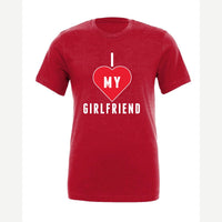 Heart Girlfriend — Premium Tee / Red