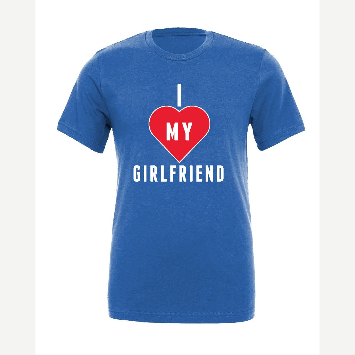 Heart Girlfriend — Premium Tee / True Royal