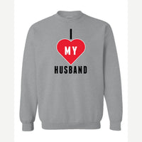 Heart Husband — Crewneck Sweatshirt / Sport Grey