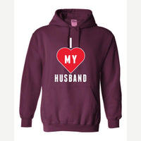 Heart Husband — Hoodie / Maroon