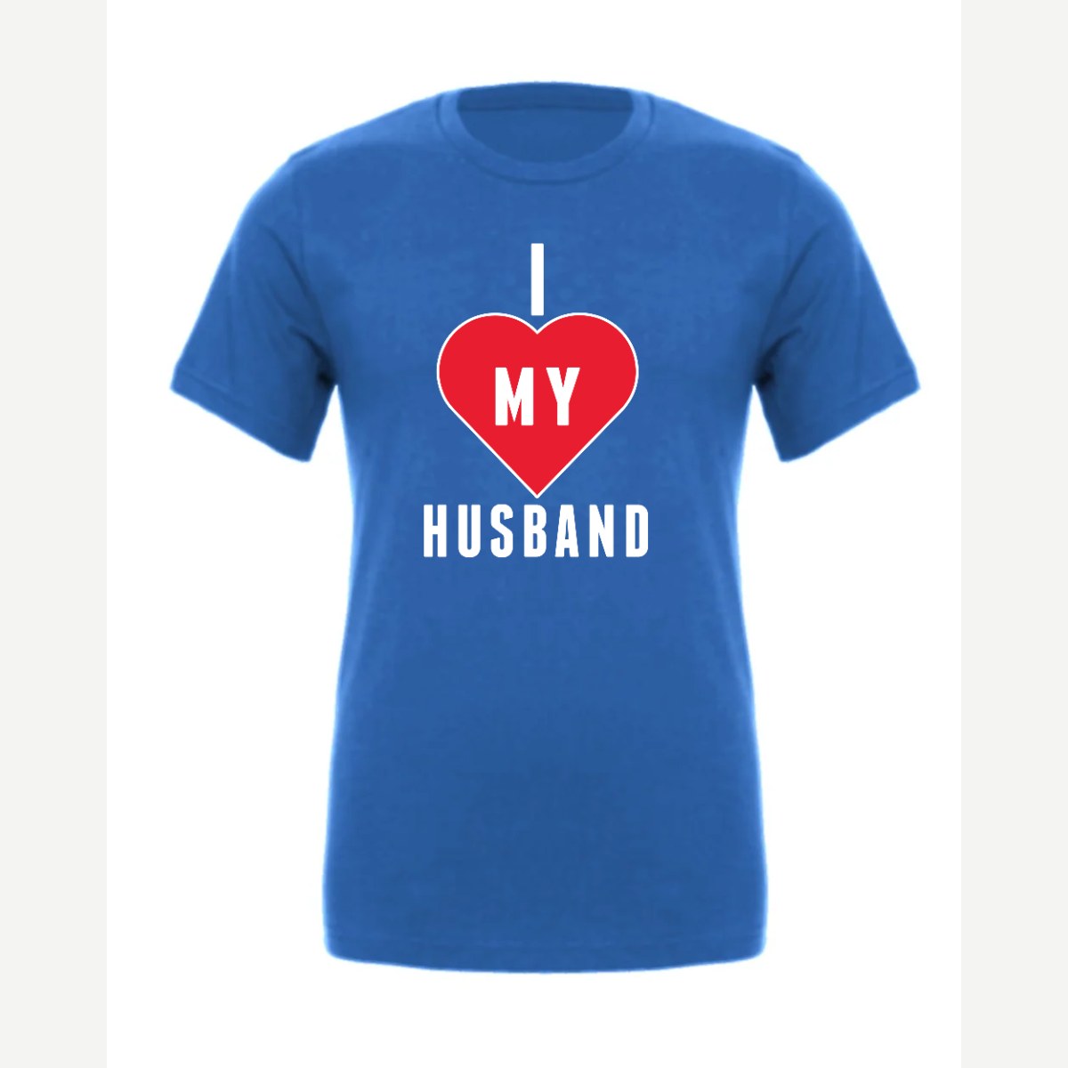 Heart Husband — Premium Tee / True Royal