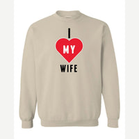 Heart Wife — Crewneck Sweatshirt / Sand