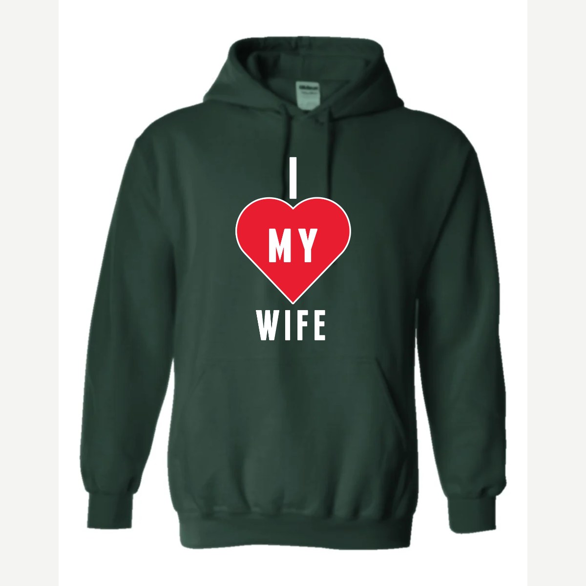 Heart Wife — Hoodie / Forest Green