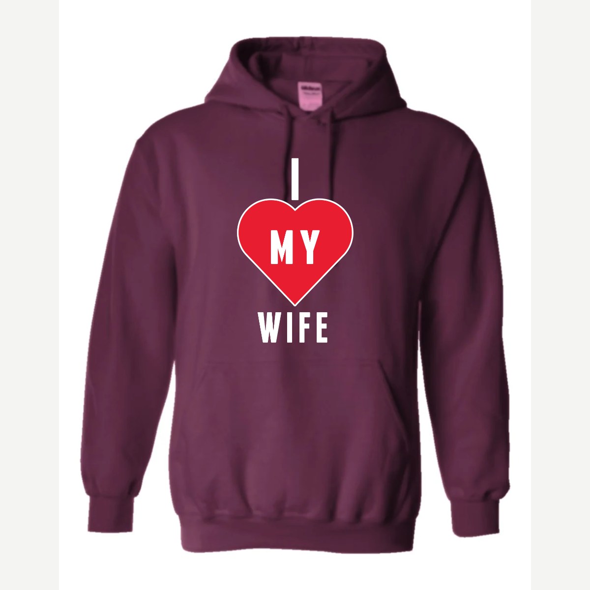 Heart Wife — Hoodie / Maroon