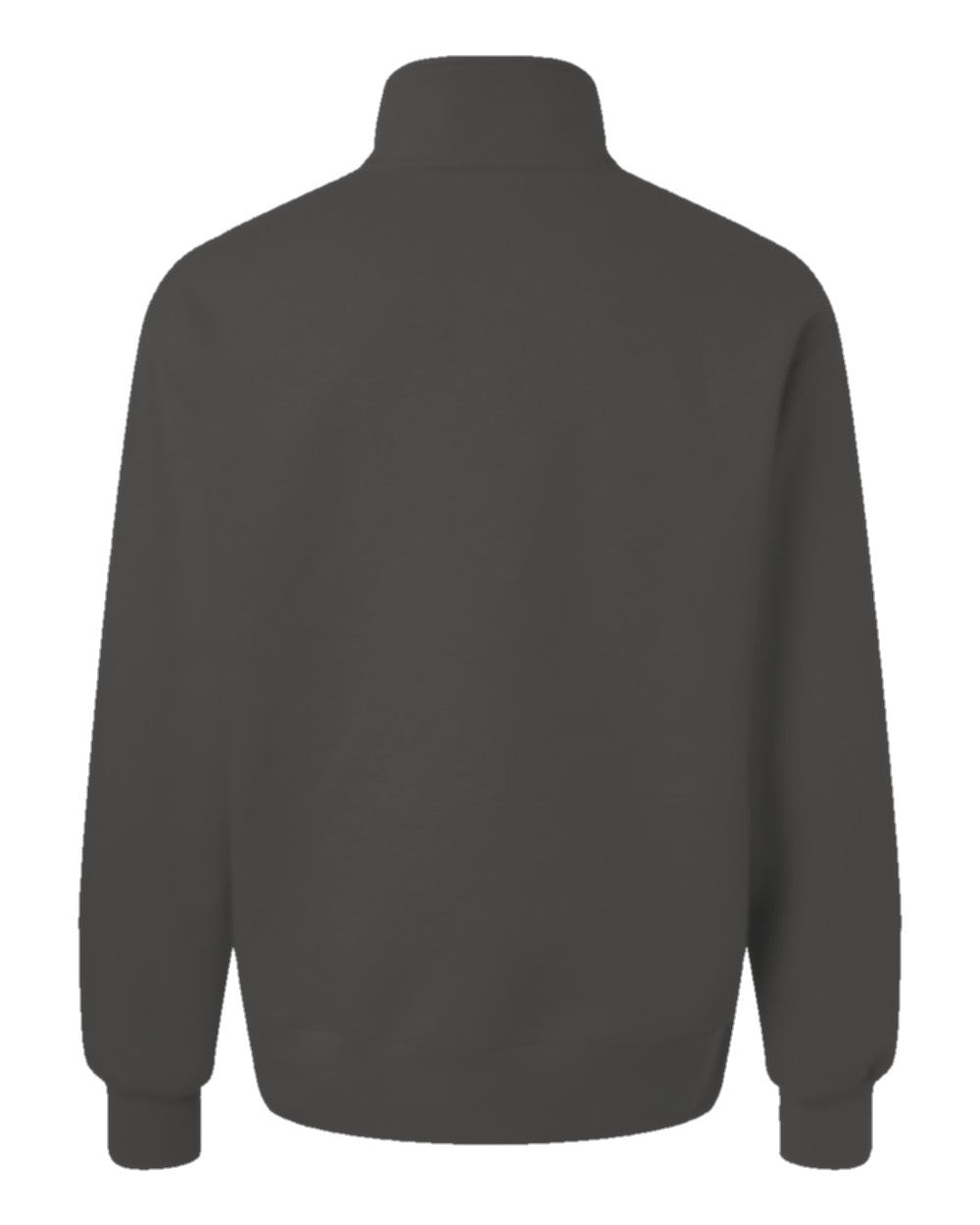 Heavyweight Custom Half-Zip Pullover (Bella+Canvas 4740) - Asphalt (back)